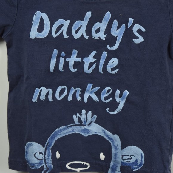Daddy's little monkey t shirt PLAY WAER - Picture 3 of 6
